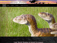 Tablet Screenshot of lostworldstudios.com